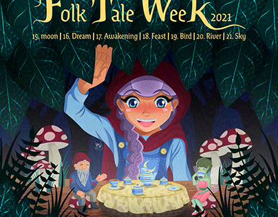 Folk Tale Week 2021 Illustrations