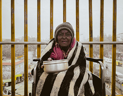 Frozen Resilience: Surviving Delhi's Winter Streets