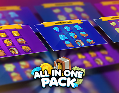 All In One Pack - Money Pack,Coin Pack & Diamonds Pack