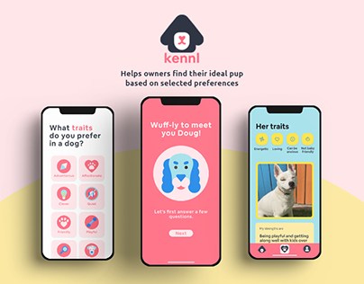 Kennl 🐶 UI/UX Social Impact Design