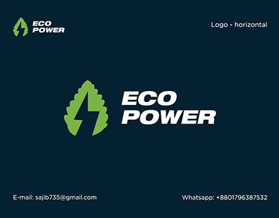 Power distribution company logo and branding design