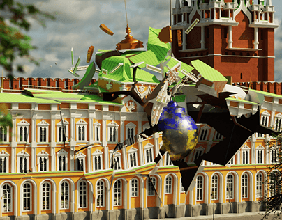 Destruction of the Kremlin Palace