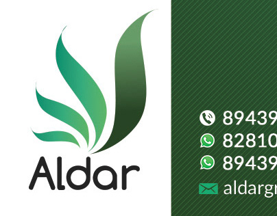 Logo creation for Aldar group with Business Card.