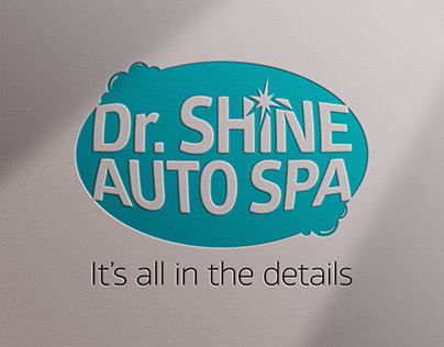 Dr. Shine Auto Spa Brand Identity