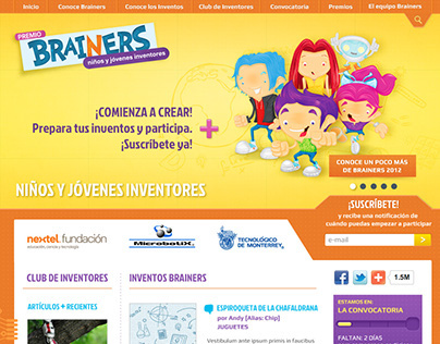 Premio Brainers | Niños y jóvenes inventores