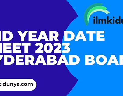 2nd year date sheet 2023 Hyderabad Board