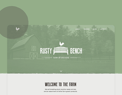 Rusty Bench - Web Design