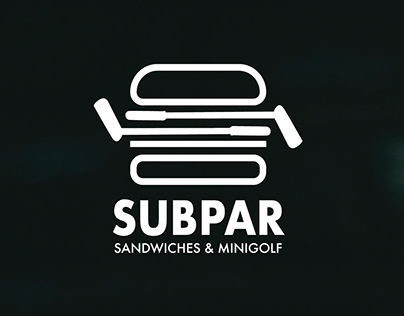 SubPar Sandwiches and mini-golf brand