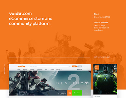 Voidu eCommerce Web and Branding Design
