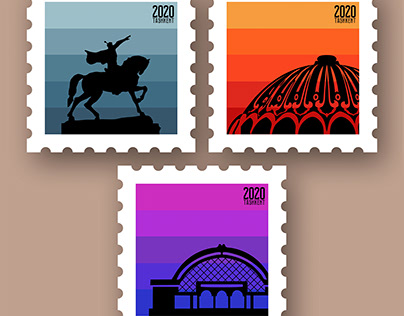 Uzbekistan postage stamp