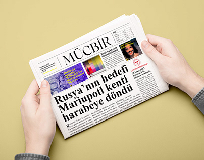 'Mücbir' Newspaper design