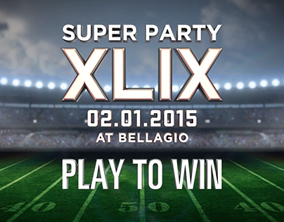 Bellagio Super Party graphics