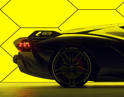 Lamborghini Sian - Fluorescent Yellow Studio