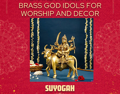 Divine Majesty: Brass God Idols for Worship and Decor