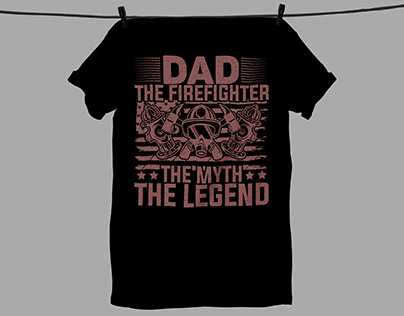 Firefighter T shirt design