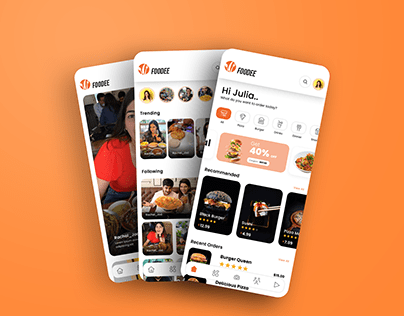 Social Media App For Foodies | Concept UI Design