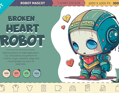 Broken Heart Robot.