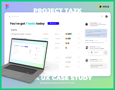 Tazk - Work From Home UX Case Study