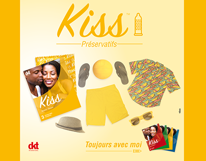 Préservatifs KISS - Packagings + Campagne 360