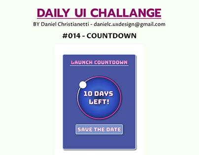 DAILYU UI - 014 - COUNTDOWN
