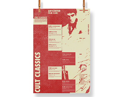 Cinema Series: Cult Classics - Poster + Brochure.