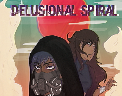 Delusion spiral Poster games design