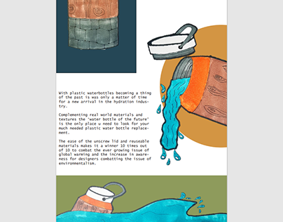 Project thumbnail - Ideation and Design of a Water Bottle for the Future