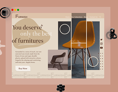 Furnish ( An Assymetric Grid Web design concept)