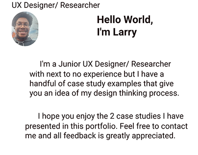 UX Design Portfolio LW Creations