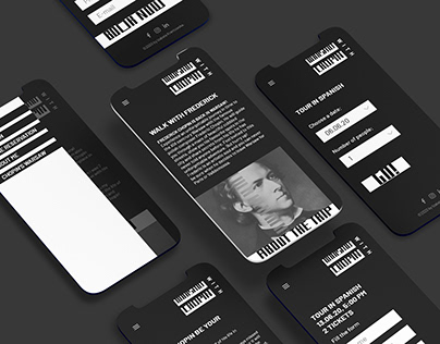 Warsaw with Chopin - Brand Identity + Website Prototype