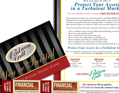 Direct Mail, FInancial Industry