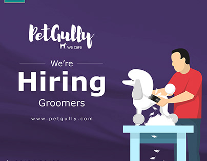 Pet grooming poster designs