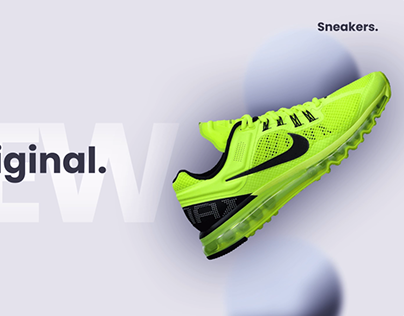 Animation 2D Chaussure Nike / Logo / Objets de fond