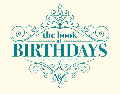 The Book of Birthdays Swatchbook Digital Template