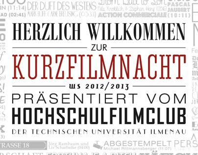 HFC KURZFILMNACHT 2013