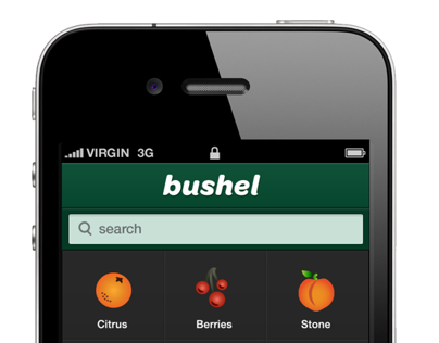 Bushel Fruit and Vegetable Encyclopedia App