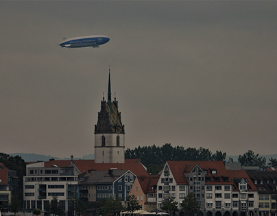 Über den Dächern in Friedrichshafen