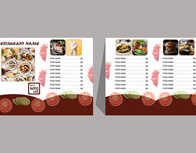 Food menu Design