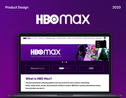 HBO MAX - Web Design/Development