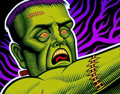 Frankenstein illustration