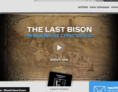 The Last Bison - River Rhine Lyric Video