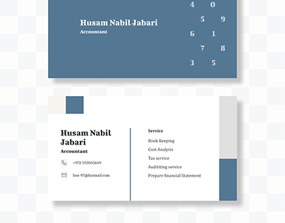 Business card for Accountant