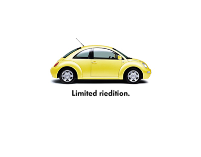 VW - Beetle - Cartoline