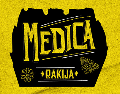 MEDICA moonshine logo design