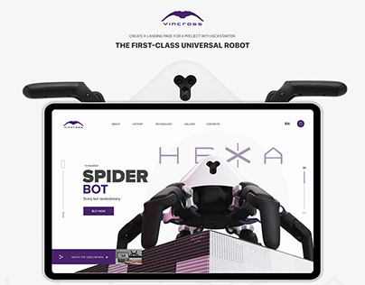 Hexa — website design