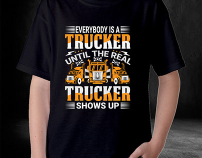 Truck Driver T-Shirt Design
