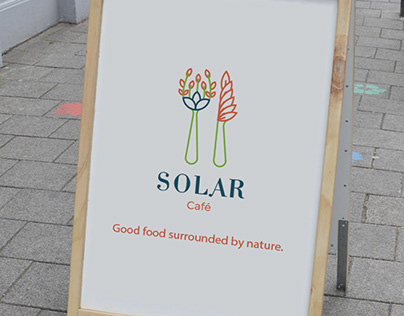Solar Cafe Branding | Corporate Identity Design