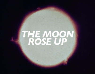 "The moon rose up"