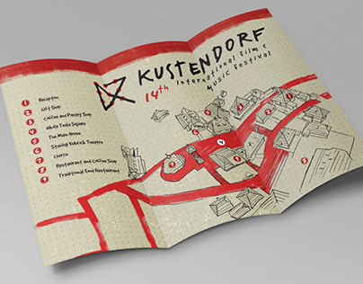 Kustendorf, flyer design