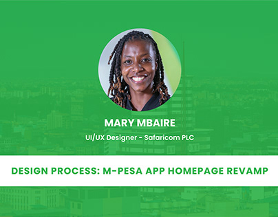 M-Pesa App Homepage Revamp
